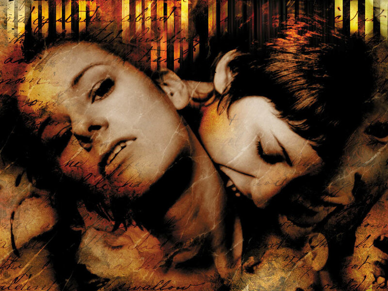 two people lying together