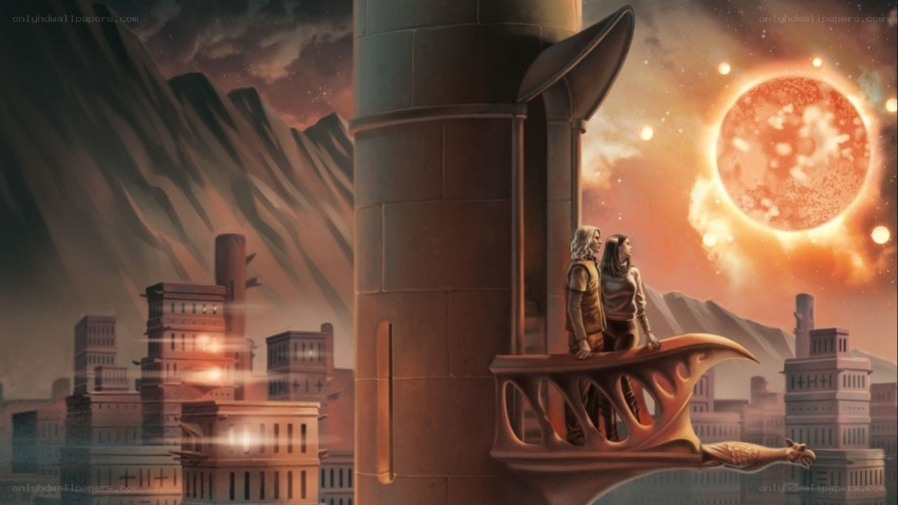 two people on a balcony