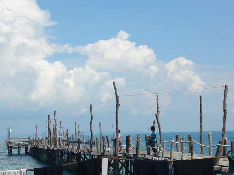 Two People on a Pier