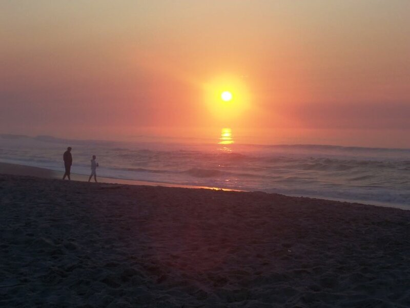Two People on Beach
