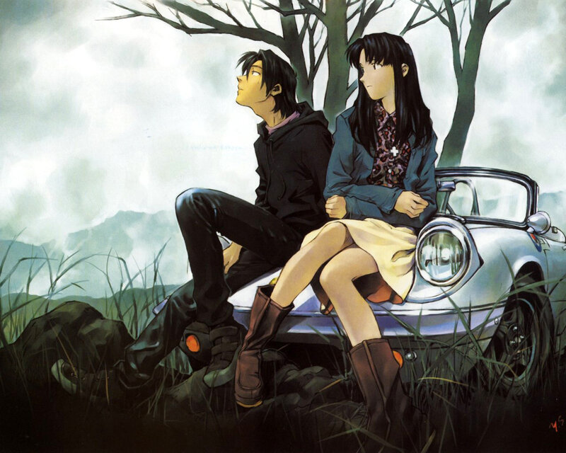 Two People on Car