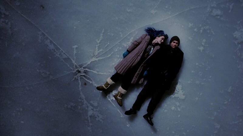 Two People on Ice — Blue