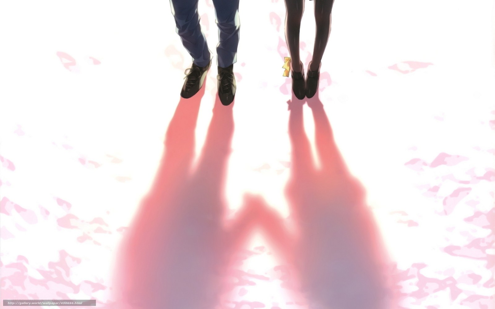 two people walking together