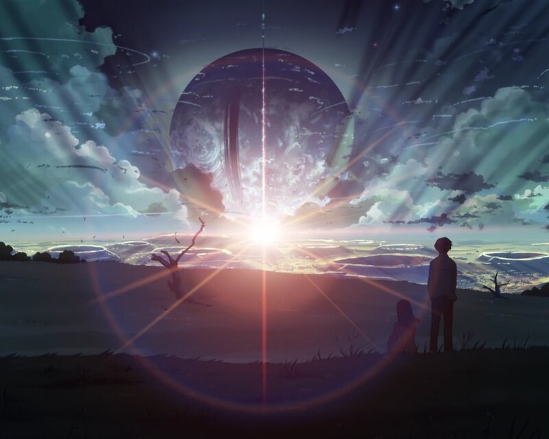 Two People Watching Planet