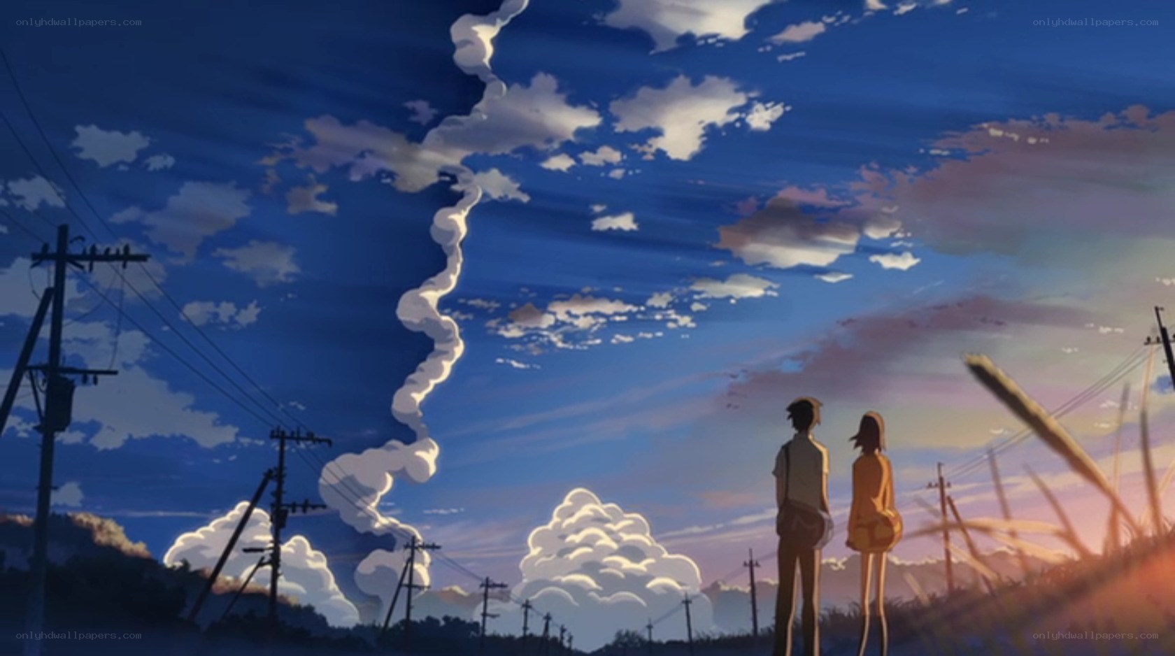 two people watching the sky