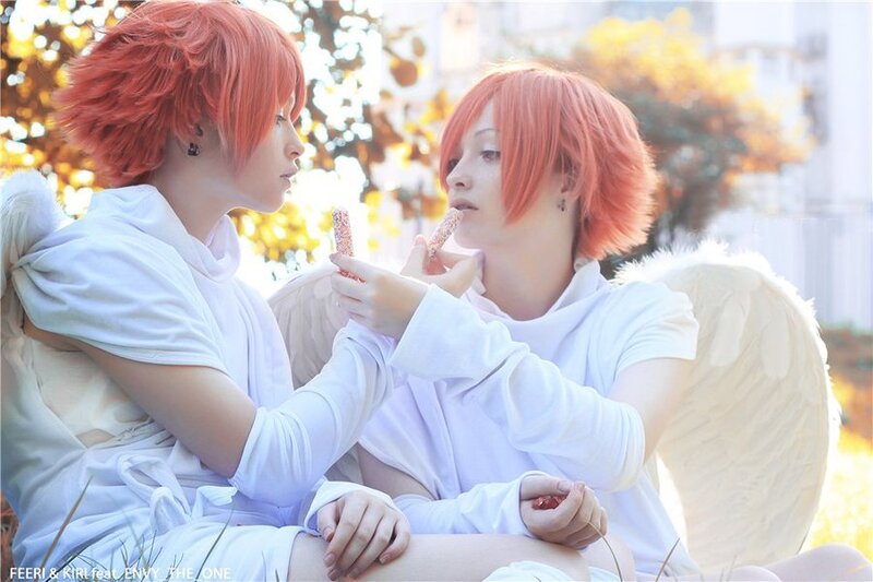 Two People with Angel Wings