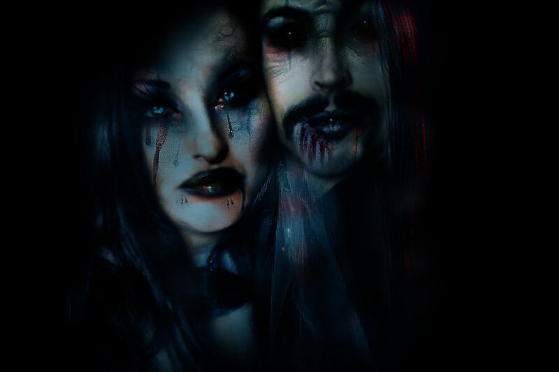 Two People with Makeup