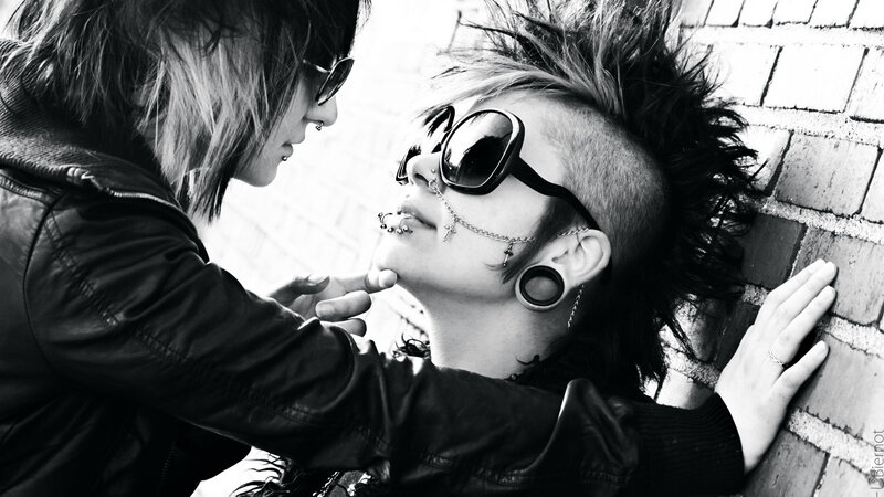 Two People with Piercings
