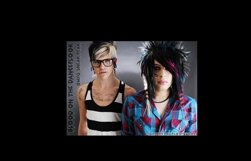 two people with punk style