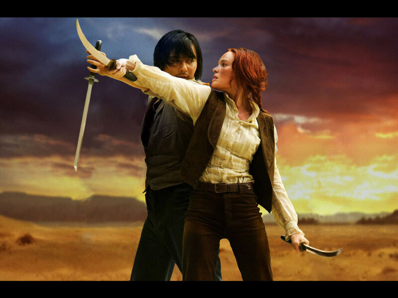Two People with Swords