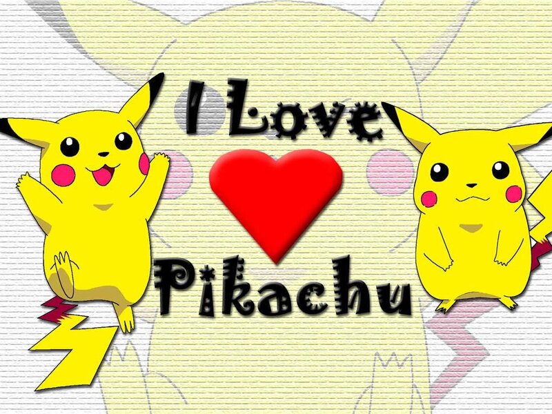 Two Pikachu Characters — Yellow, Cheerful