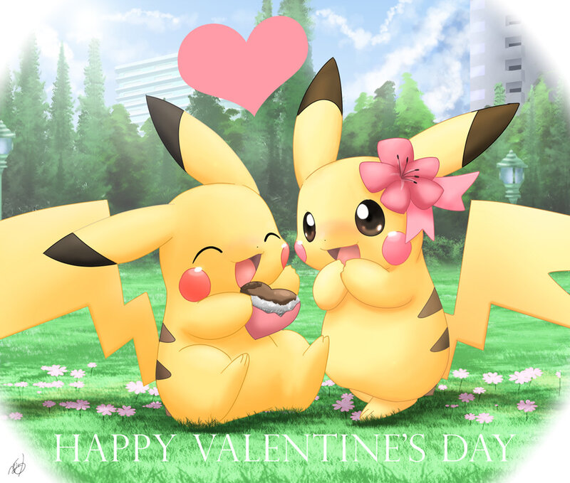 Two Pikachu in Park
