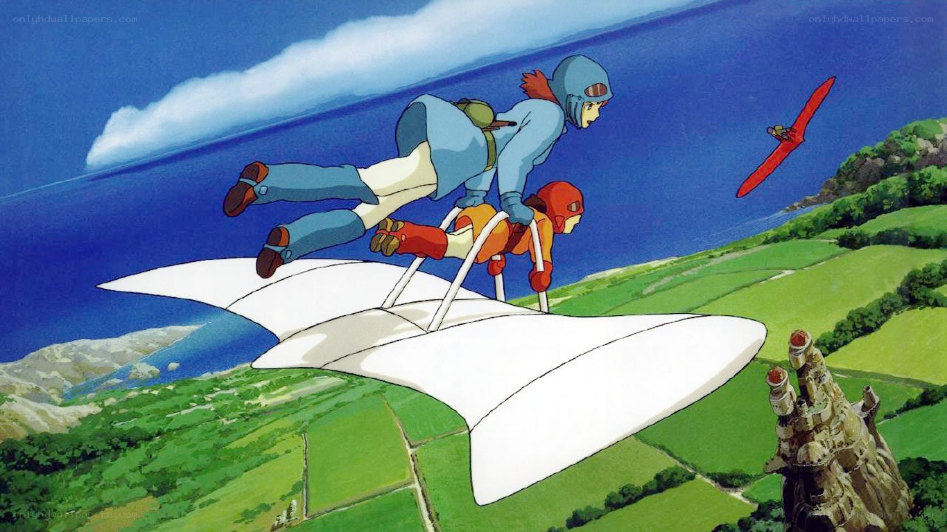 Two pilots on a glider