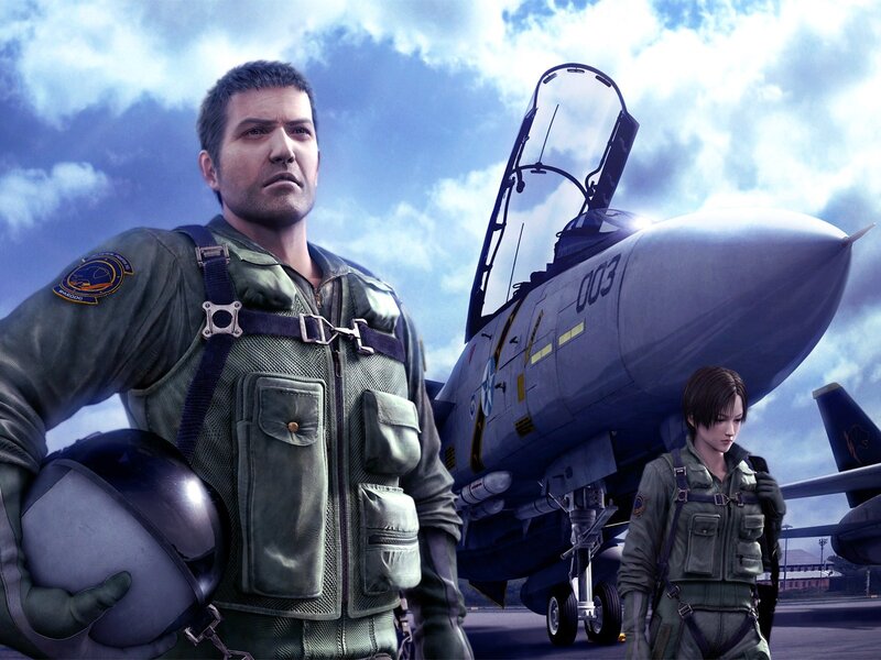 Two Pilots with Jet Fighter