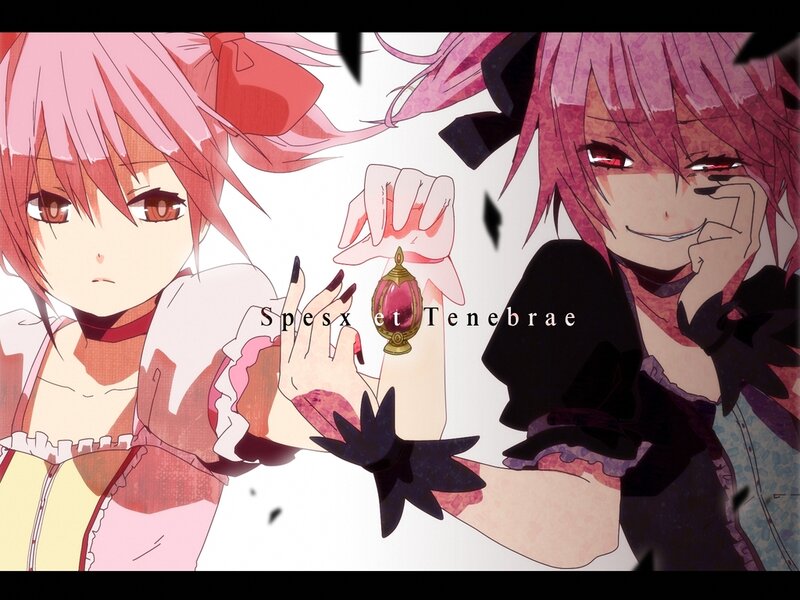 Two Pink-haired Anime Girls — Pink, Dramatic
