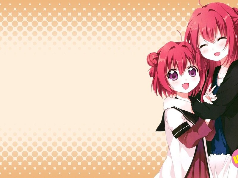 Two Pink-haired Girls — Pink, Cheerful, Manga