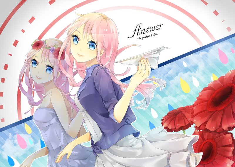 Two Pink-haired Girls — Pink, Cheerful, Spring