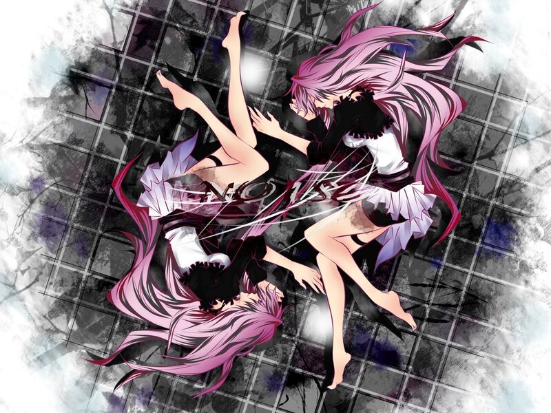 Two Pink-haired Girls — Pink, Dramatic, Anime, Anime Art