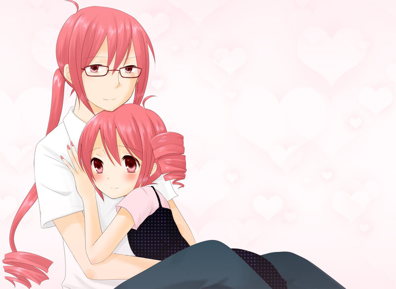 Two Pink-haired Girls — Pink, Sweet