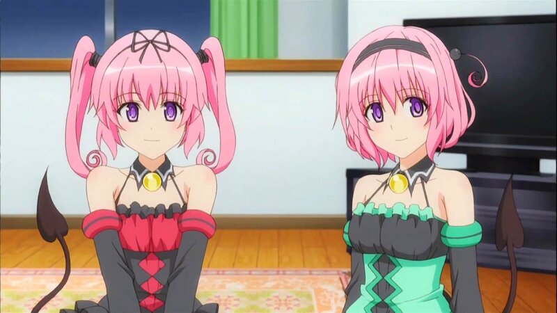 Two Pink-haired Girls