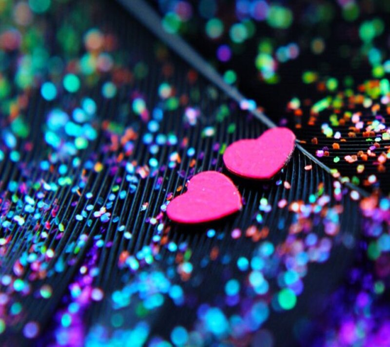 Two Pink Hearts — Festive