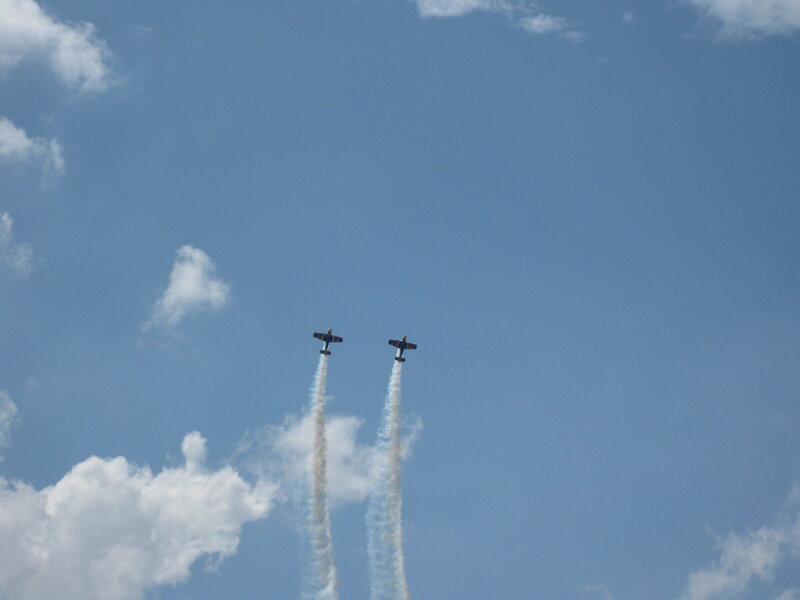 Two Planes in Sky — Blue, Dynamic