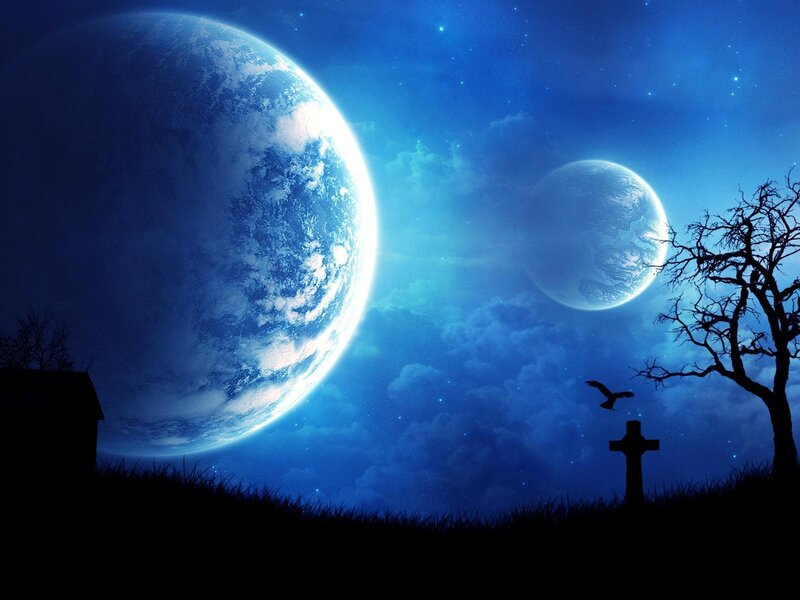 Two planets in a graveyard