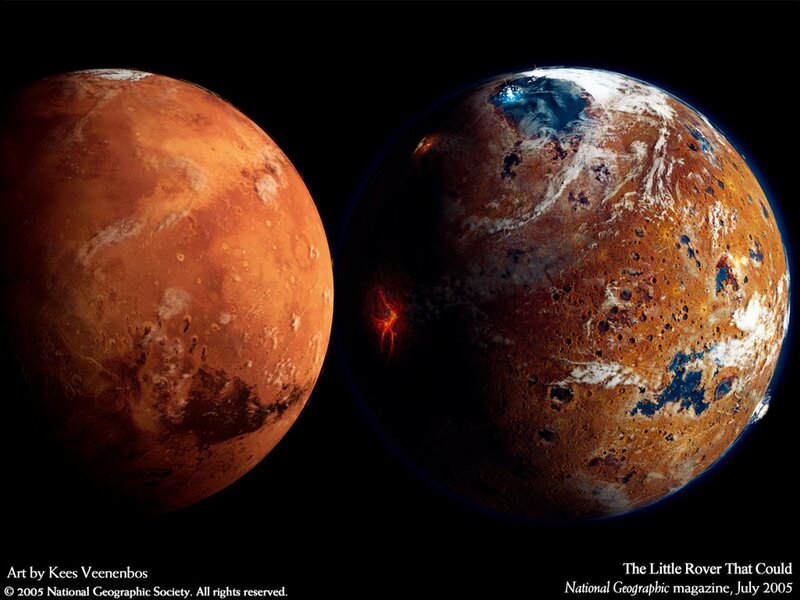 Two Planets Side by Side