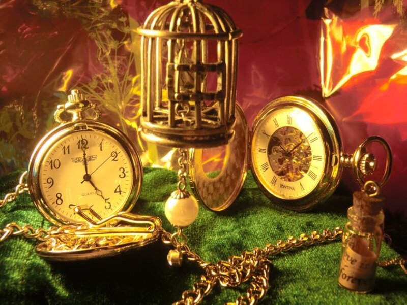 Two Pocket Watches — Gold