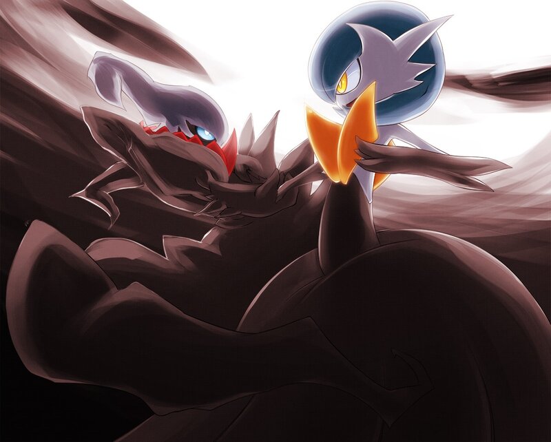 Two Pokémon Battling