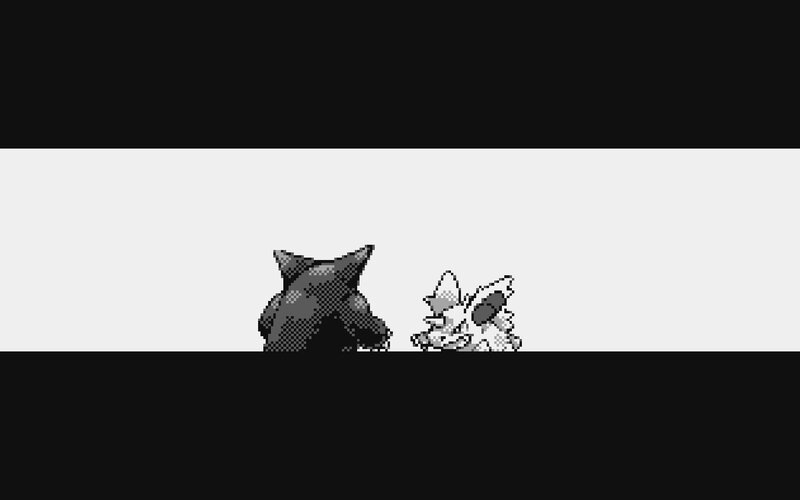 Two Pokémon in Battle — Black