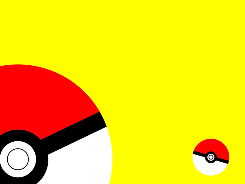 Two Pokeballs on Yellow