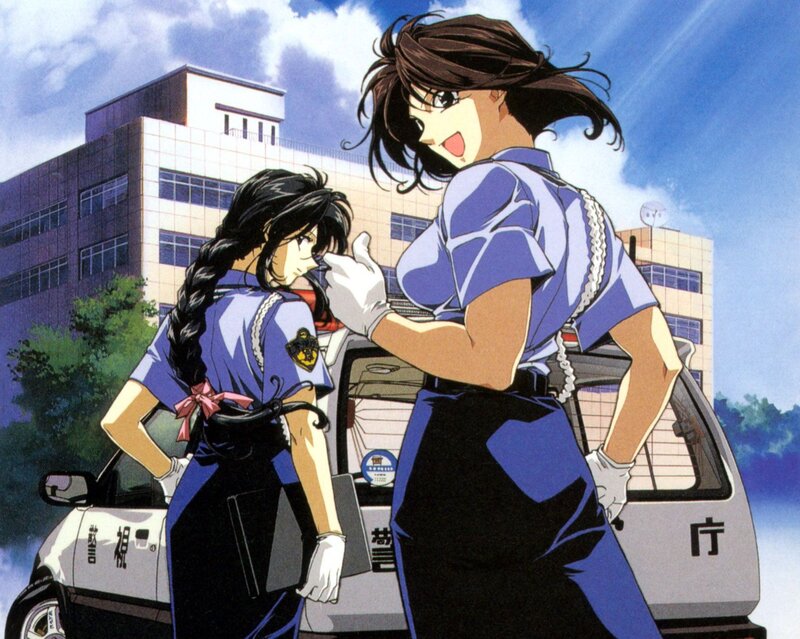 Two Police Officers — Blue, Dramatic