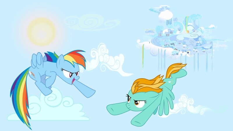 Two Ponies Flying
