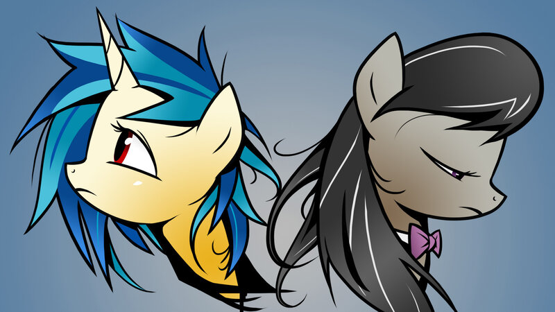 two ponies in profile