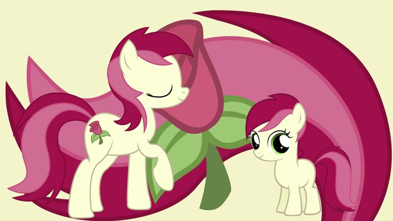 Two Ponies with Pink Manes