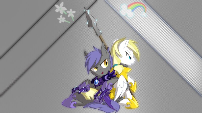 Two Ponies with Weapons