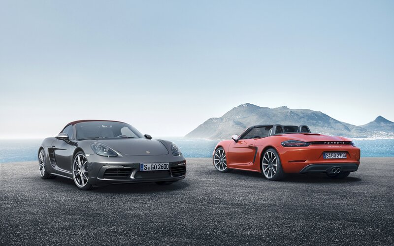 Two Porsche Convertibles
