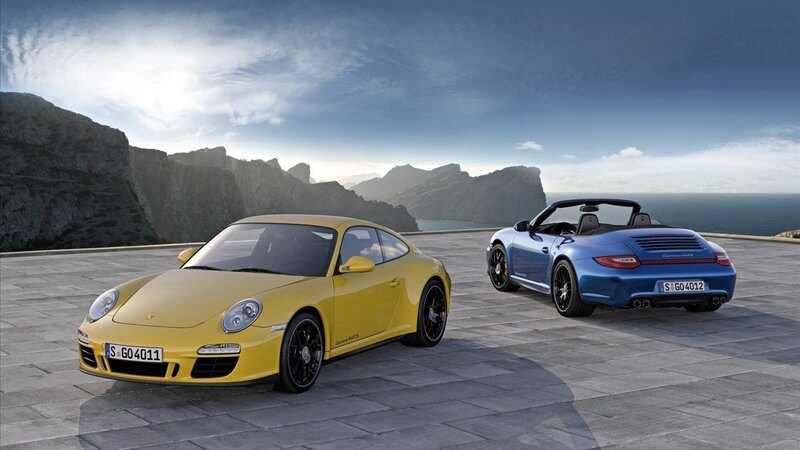 Two Porsche Sports Cars