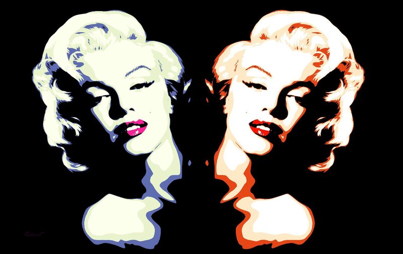 Two Portraits of Marilyn Monroe