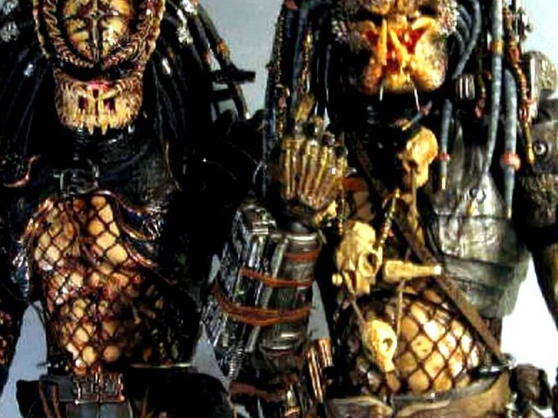 Two Predator Figures