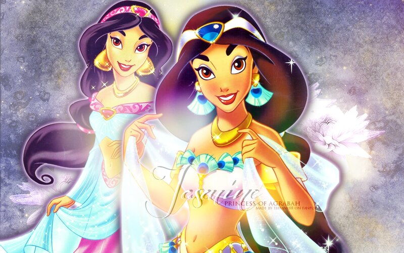 Two Princesses in Colorful Dresses