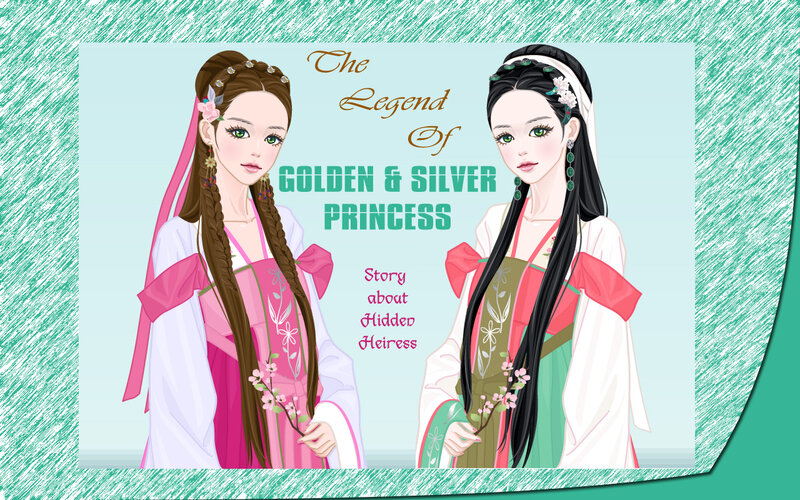 Two Princesses in Traditional Dress