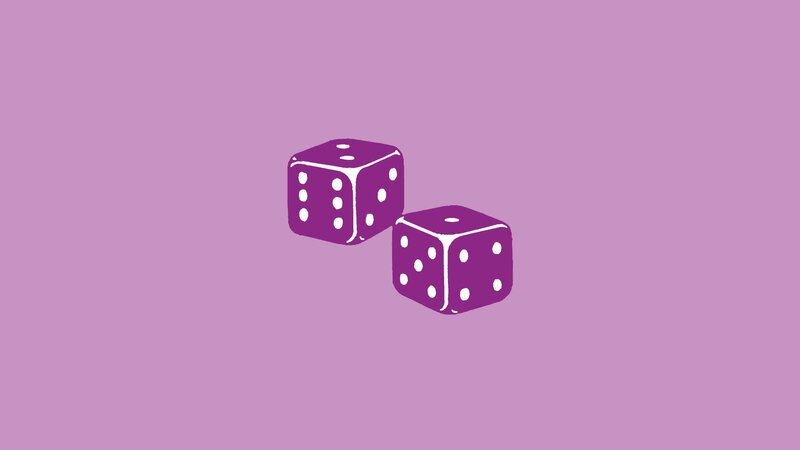 Two Purple Dice