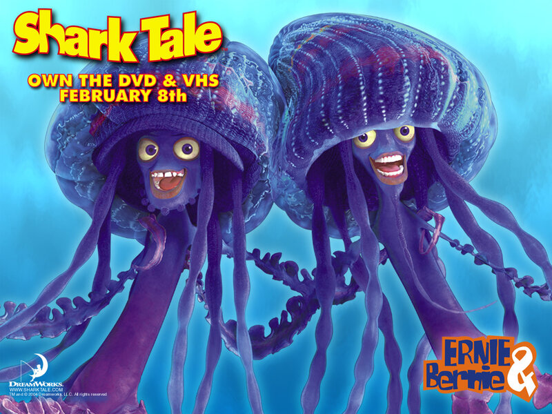 Two Purple Jellyfish