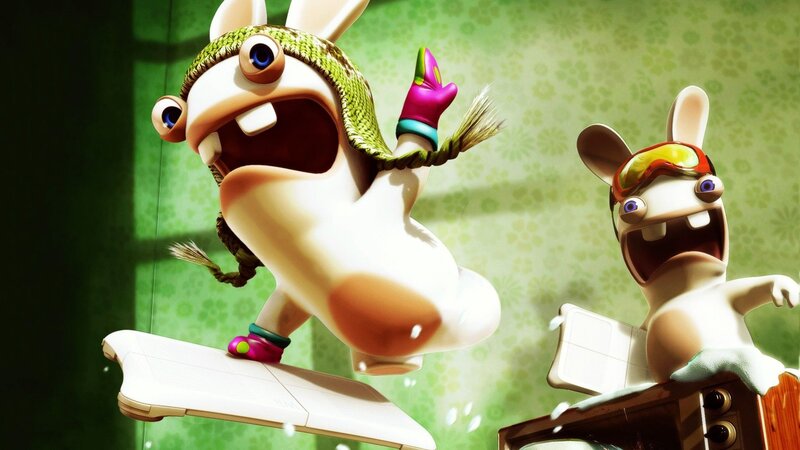 Two Rabbid Characters