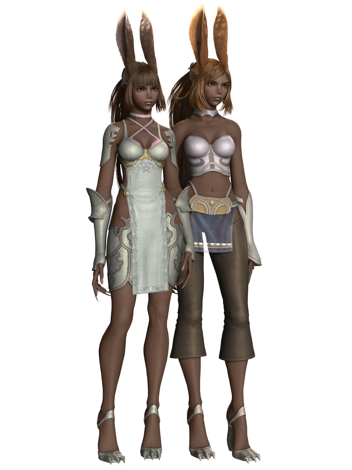 two rabbit-eared female characters