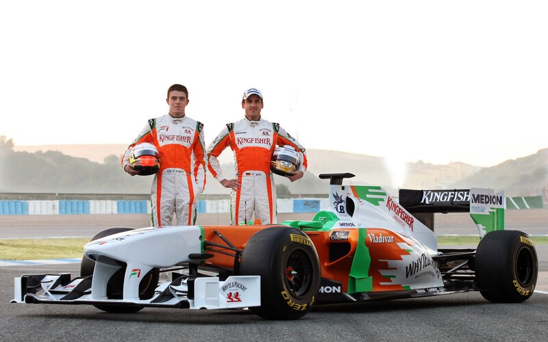 Two Race Car Drivers — White, Calm, Morning