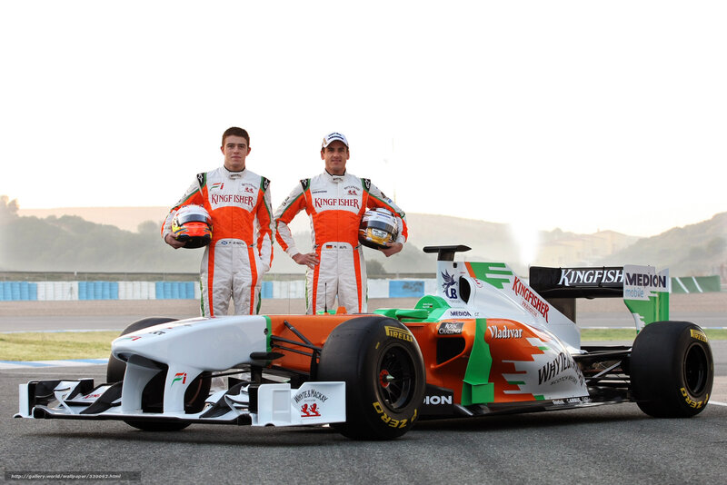 Two Race Car Drivers — White, Calm