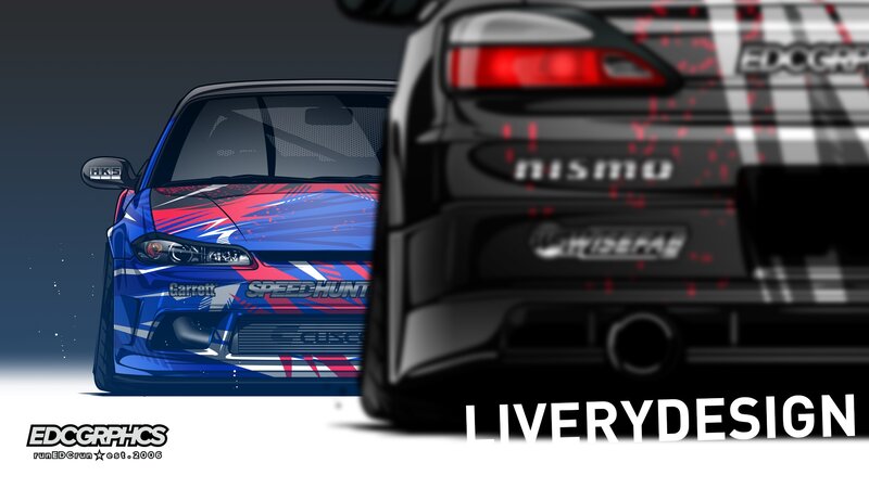 Two Race Cars — Blue, Dramatic